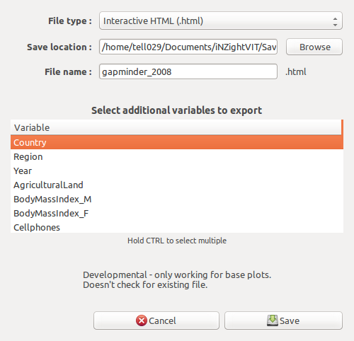 Example Data - gapminder_2008